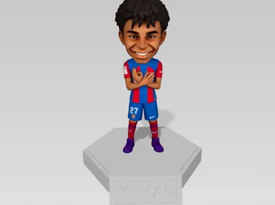 Lamine Yamal Statue