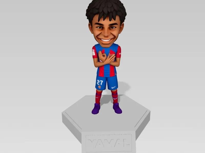 Lamine Yamal Statue