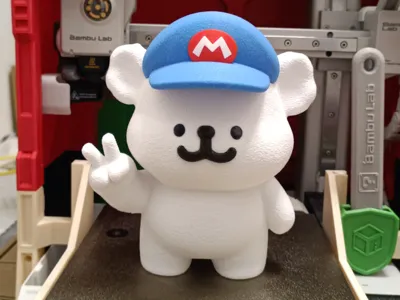【Line Dog Series】Mario Xiaobai Figure no AMS needed