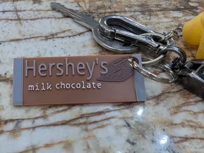 Hershey's Mike Chocolate bar key chain