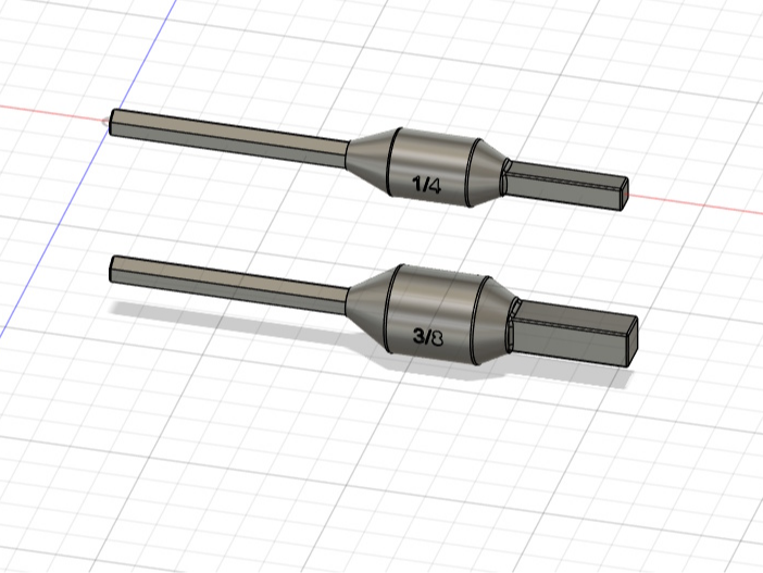 Hex Drill to 1/4 & 3/8 Socket Adapter Set