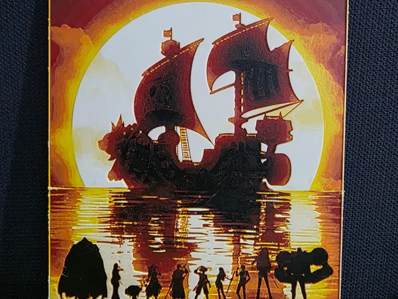 One Piece sunset hueforge