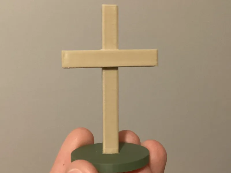 Simple Cross-No AMS-Remember God is With You!