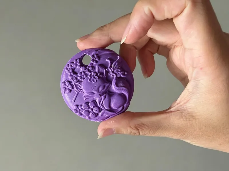 灵狐繁花，精致小挂饰