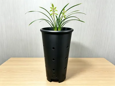 Orchid flower pot