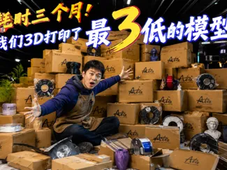 耗时3个月!我们3D打印了最3低的模型!