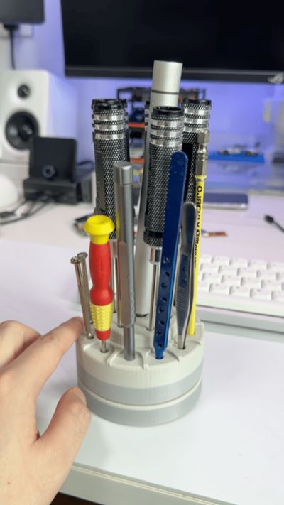 Desktop Rotating Tool Tray