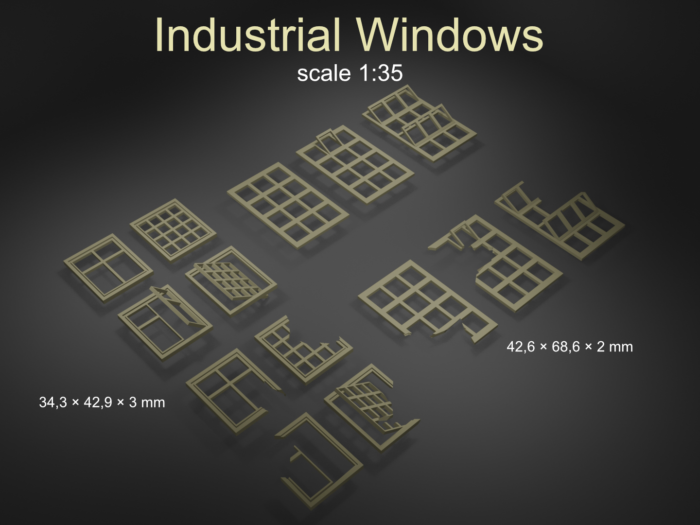 Industrial Windows 1:35