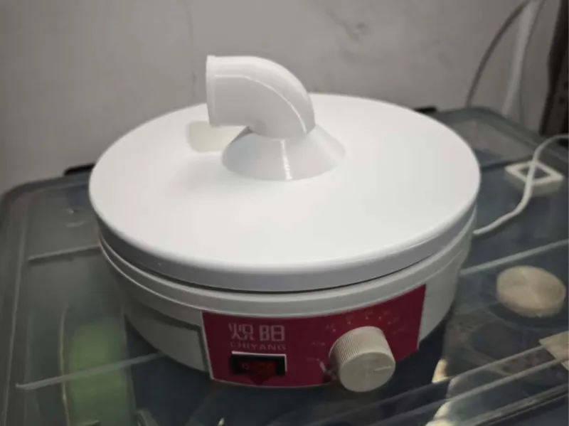 干果机转50mm风管套件，热风收集盖子，当作热风机使用。