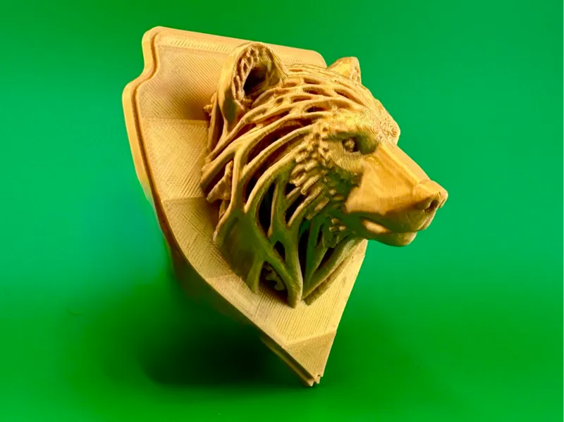 Voronoi Bear Plaque