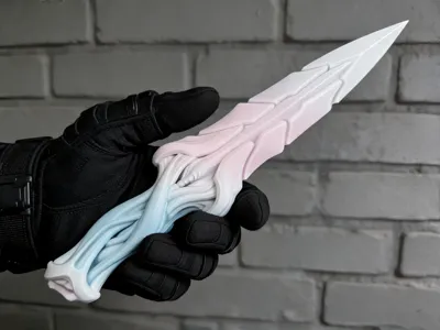 Gradient Psyonic Crystal Tactical Short Dagger