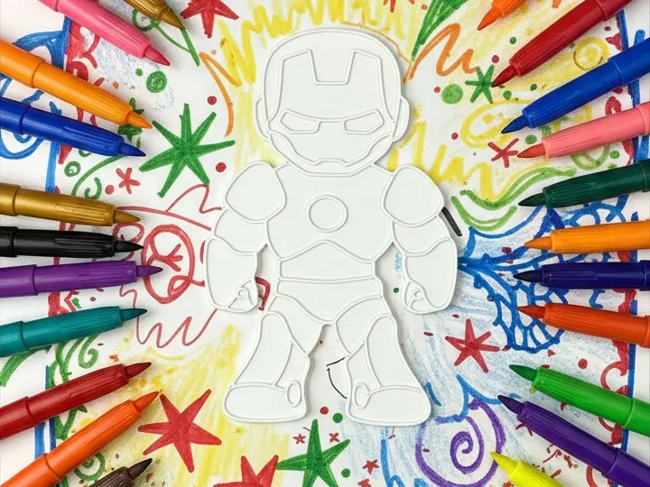Colorir Homem de Ferro