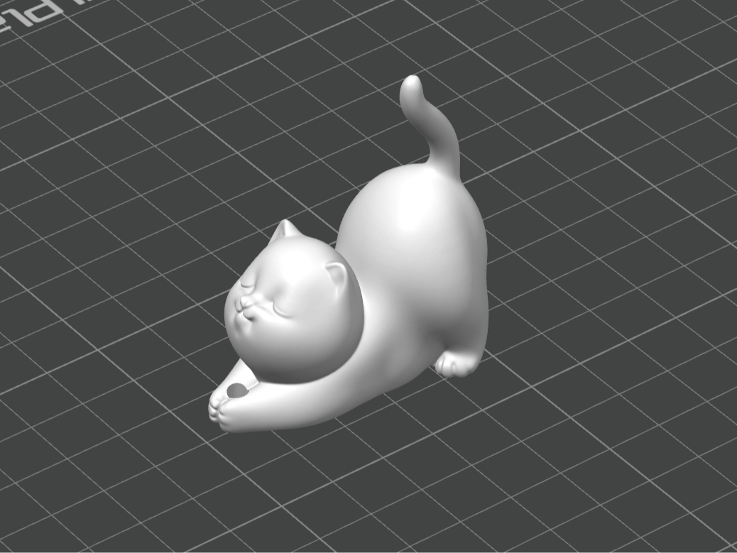 伸懒腰的小猫 挂件 钥匙扣