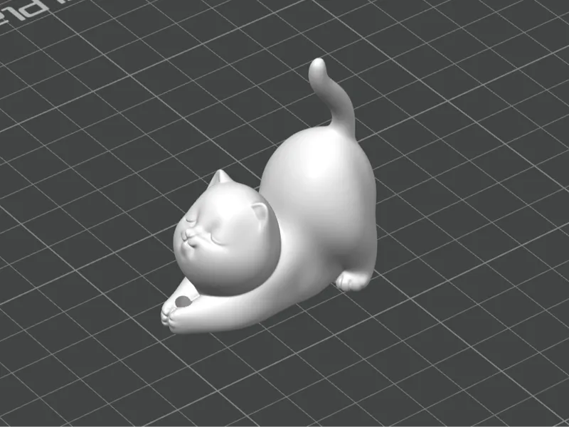 伸懒腰的小猫 挂件 钥匙扣
