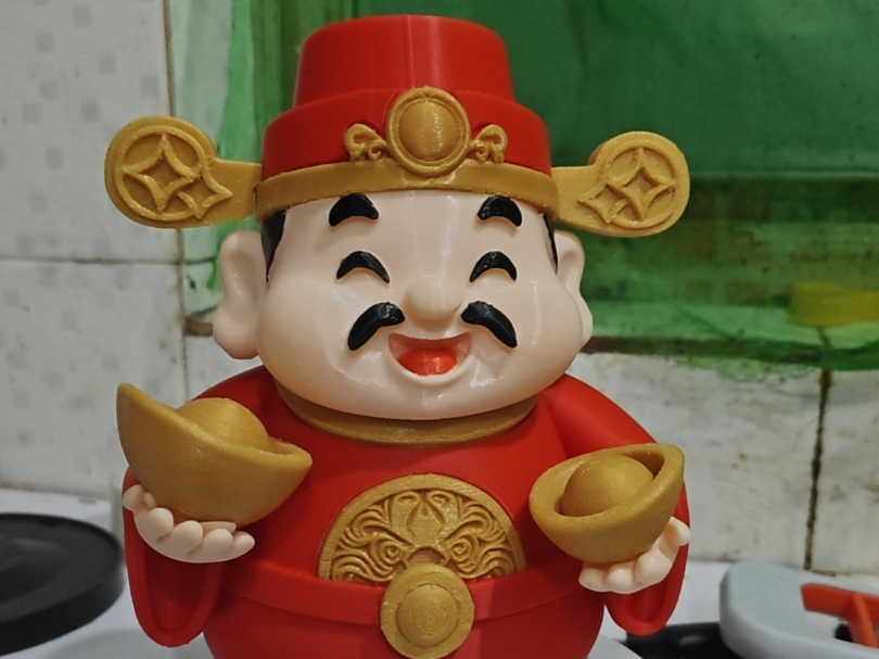 可爱Q版萌财神散件已分件