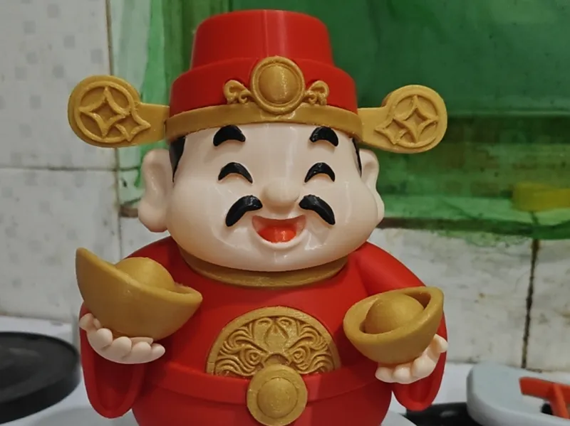 可爱Q版萌财神散件已分件