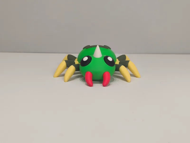 宝可梦 第二世代 #0167 圆丝蛛(Spinarark)多色模型