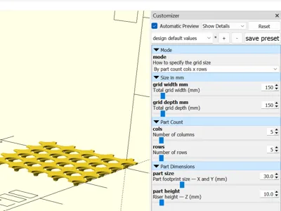 Storage Riser Parametric