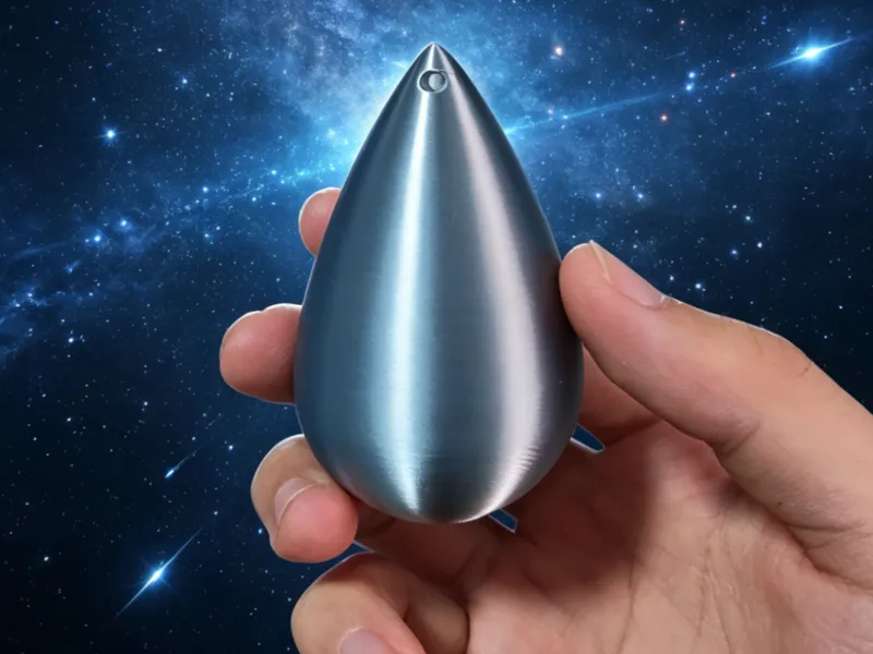 三体水滴宇宙探测器（外星飞船）外星战舰挂坠摆件模型
