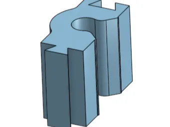 Stackable C cable clip