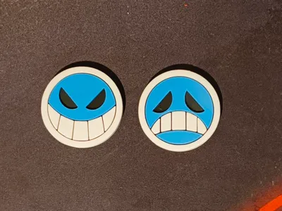 One Piece Portgas D. Ace Hat Charms Smileys