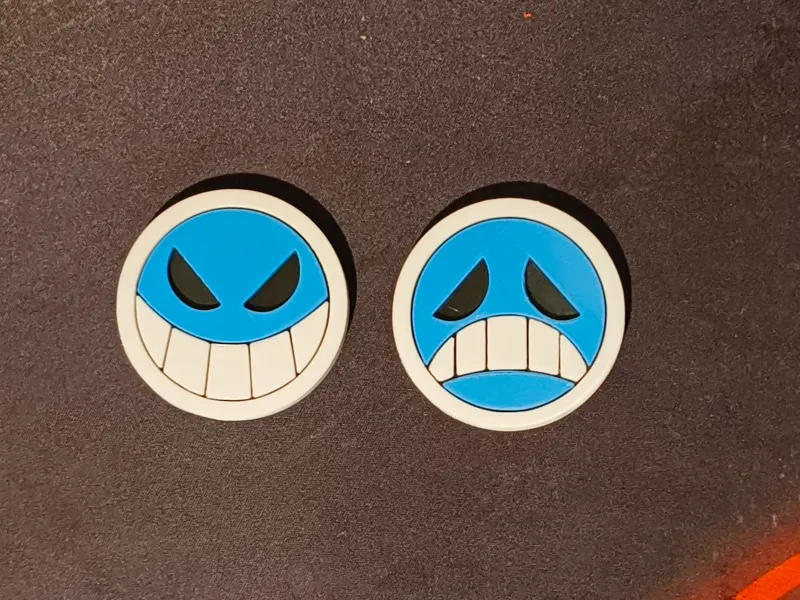 One Piece Portgas D. Ace Hat Charms Smileys