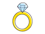weding ring inspired by cartoons