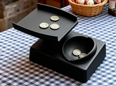 Tilting Change Tray