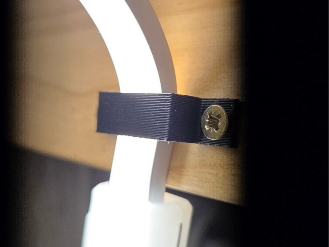 LED Strip Clip | Screw Mount | Printable Holder