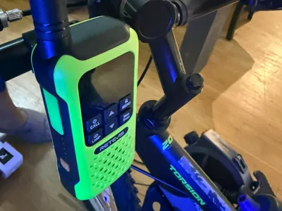 Walkie Talkie Radio Mount for Scooter or Bike