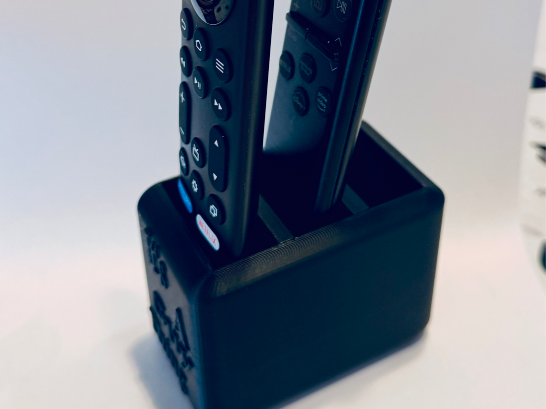 3-Slot Remote Control Holder