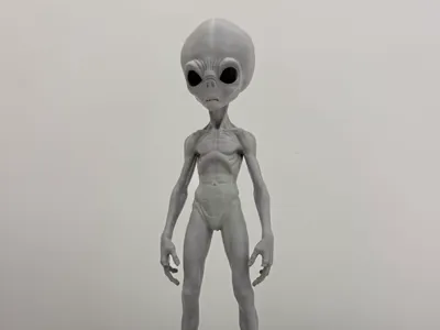 Alien Grey (with base)