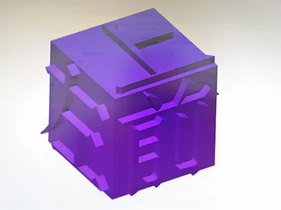 Dual Color Tri-Color Filament Direction Test Piece