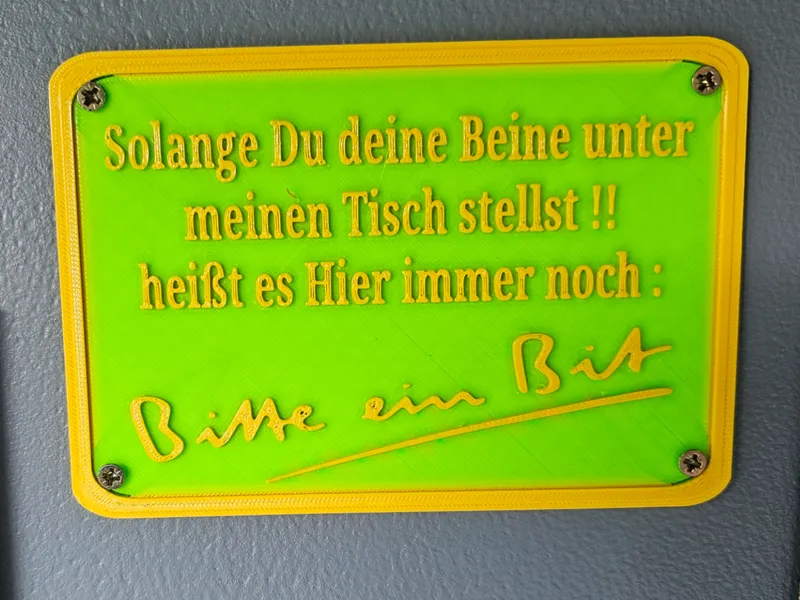 Bitte ein Bit lustiger Spruch