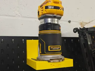 Skadis Dewalt Router Holder