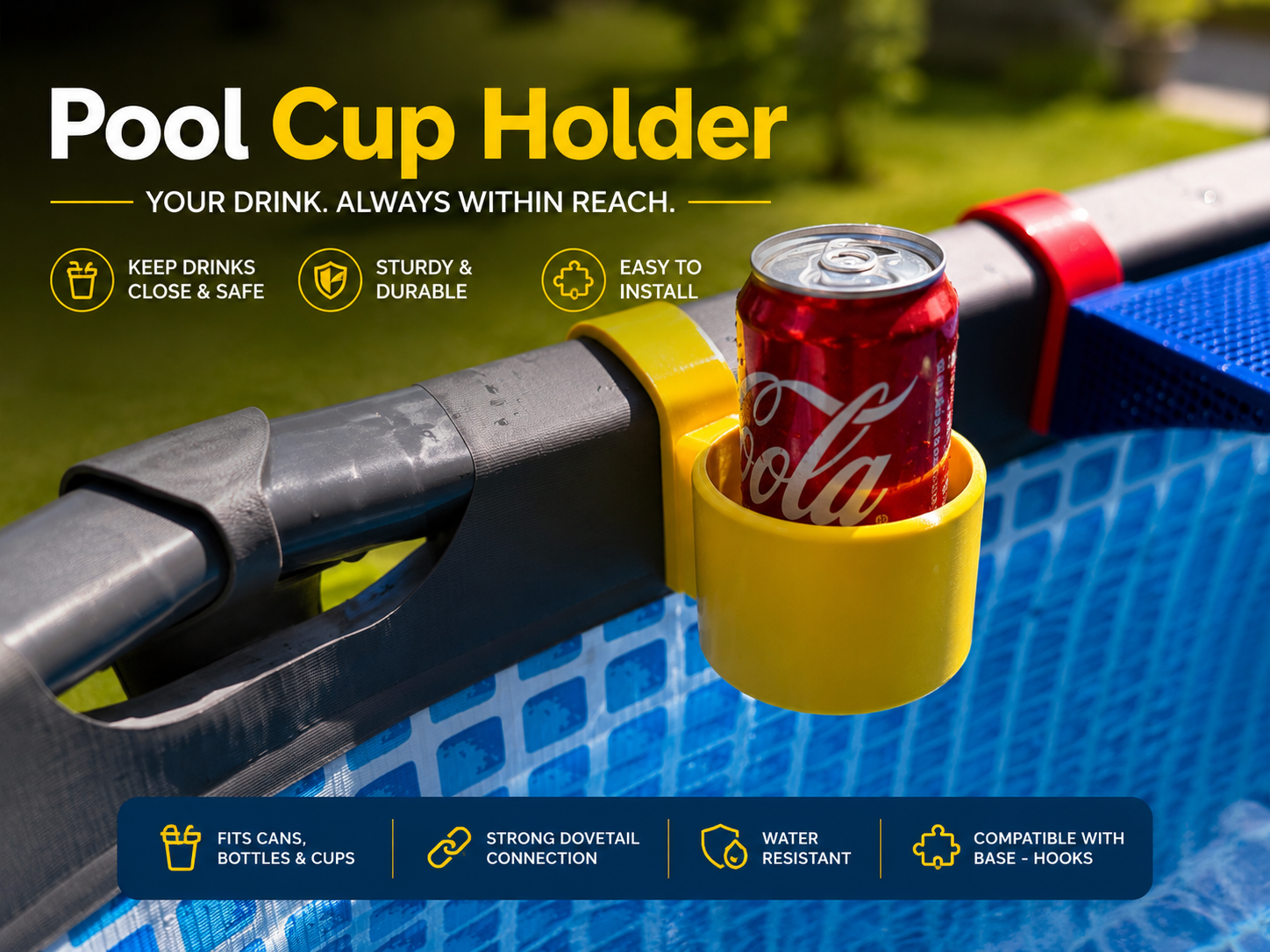 Pool cup holder