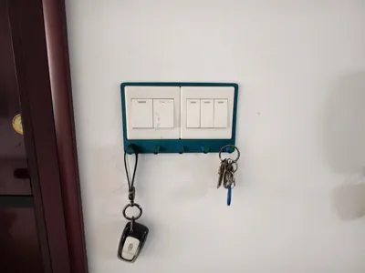 Double Switch Panel Hook Holder for keys and more