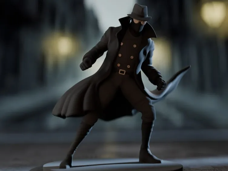Spider Noir Inspired Collectible Figurine