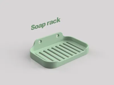 Ultra Material-Saving Wall-Mounted Minimalist Soap Dish