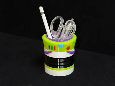 Toy Story Buzz Lightyear Pen Holder Storage Bin (No AMS Required)