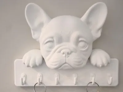 PUPPY BULLDOG KEY HOLDER 