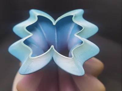 Butterfly-Mouth Wave Vase