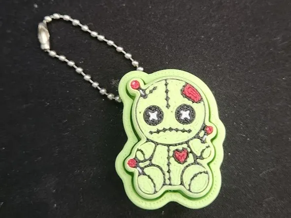 Voodoo clicker keychain/bag charm