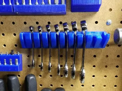 Pegboard Wrench Holder