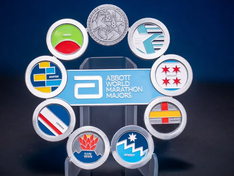 World Marathon Majors 8 Star Coin Display Bundle