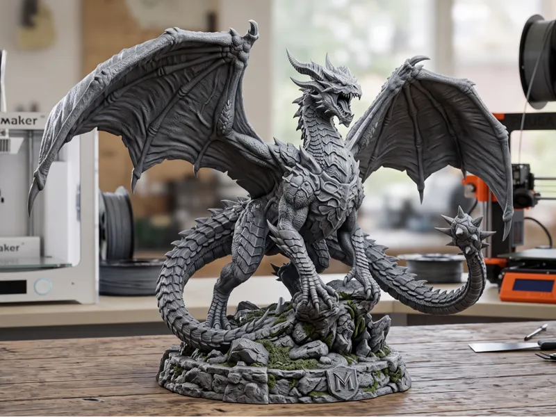 Ancient Drake - High Detail Dragon Figurine