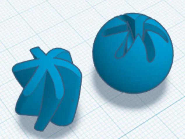 Sphere pass through fidget