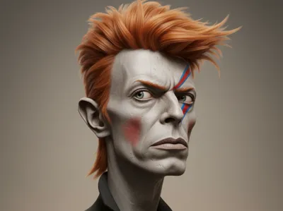 David Bowie Bust