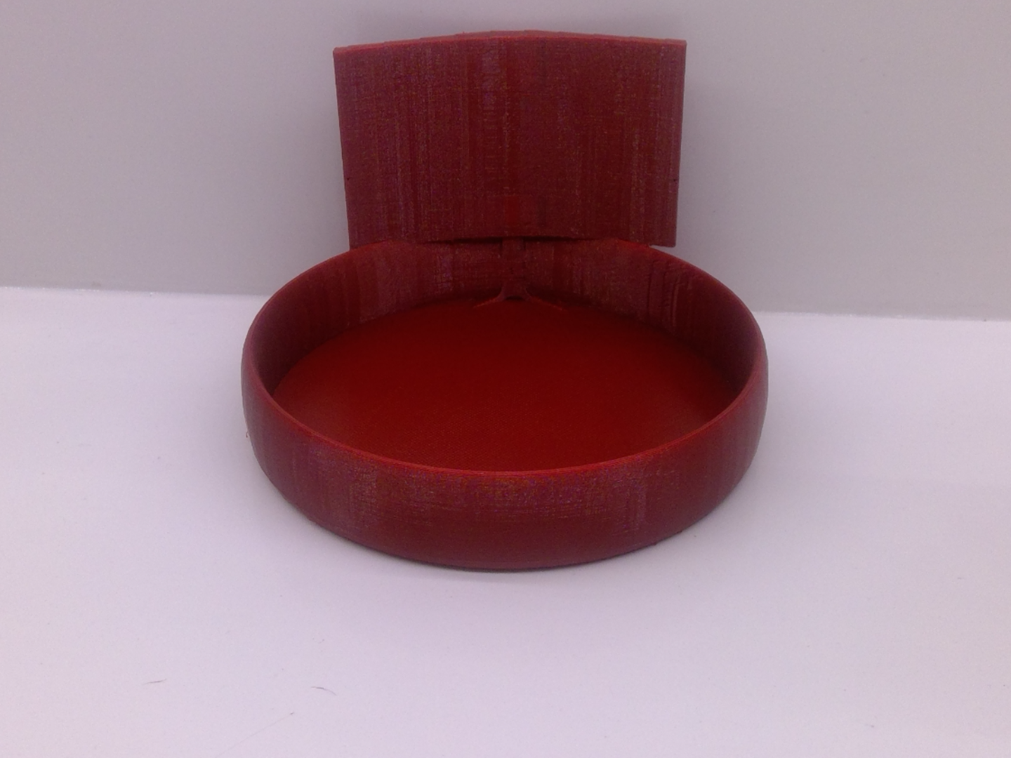 cat food bowl with a monitor