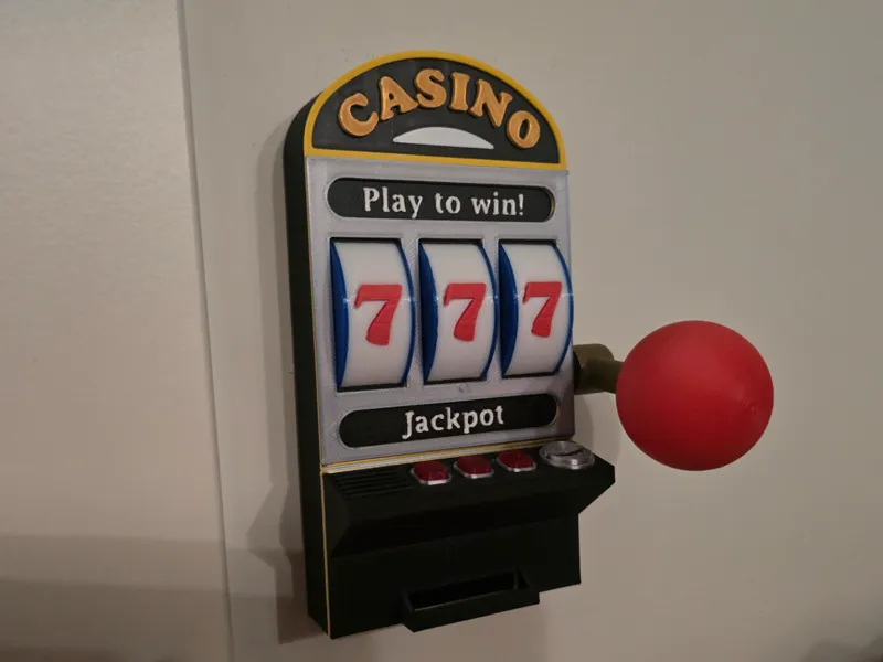 Slot machine inspired Decora light switch cover